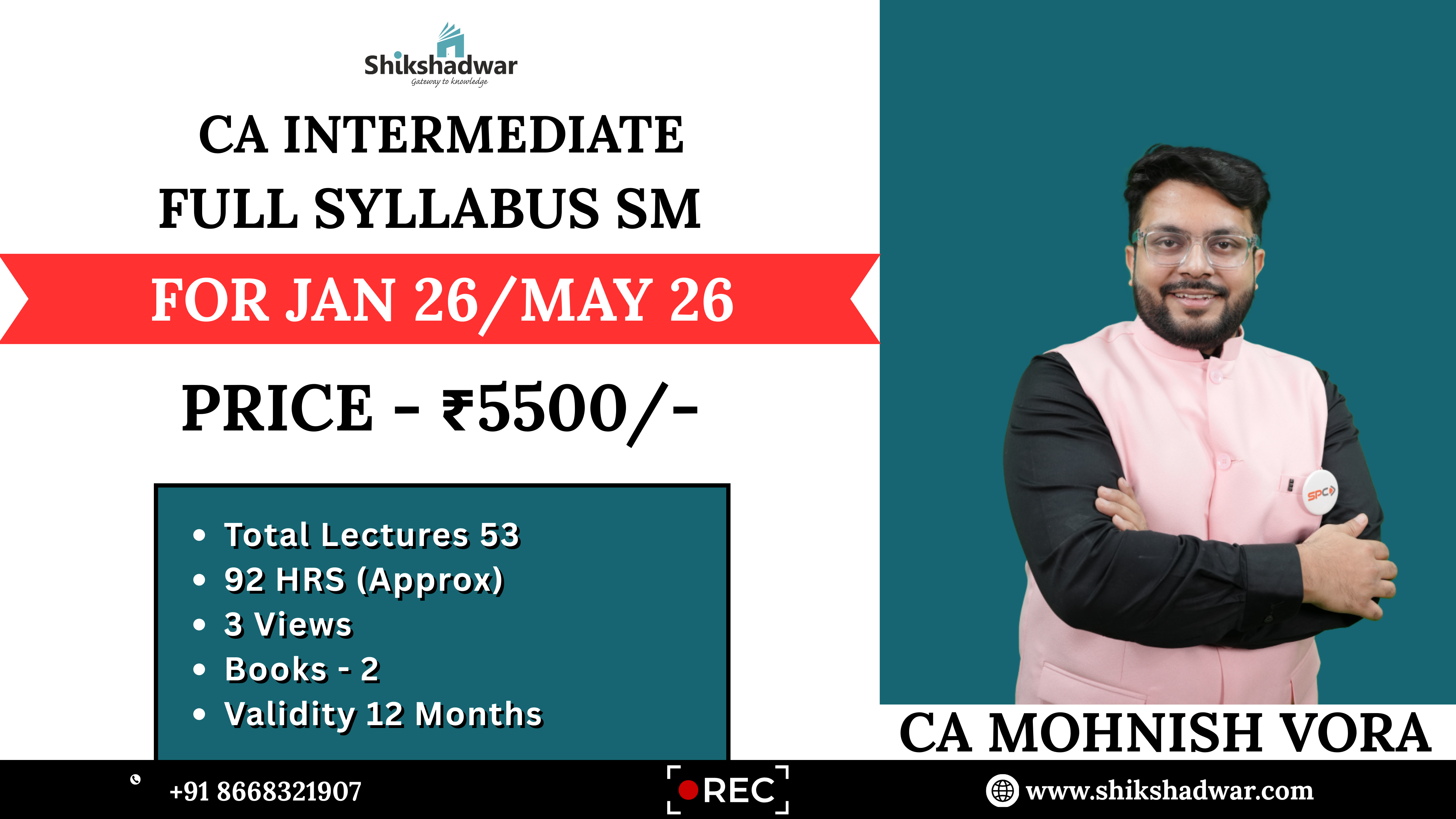 CA Intermediate Full Syllabus Strategic Management (SM) Course | By CA Mohnish Vora Sir
