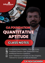Load image into Gallery viewer, QUANTITATIVE APTITUDE - CLASS NOTES - SEPT 25 AND JAN 26 - CA YASH SUGANDH .
