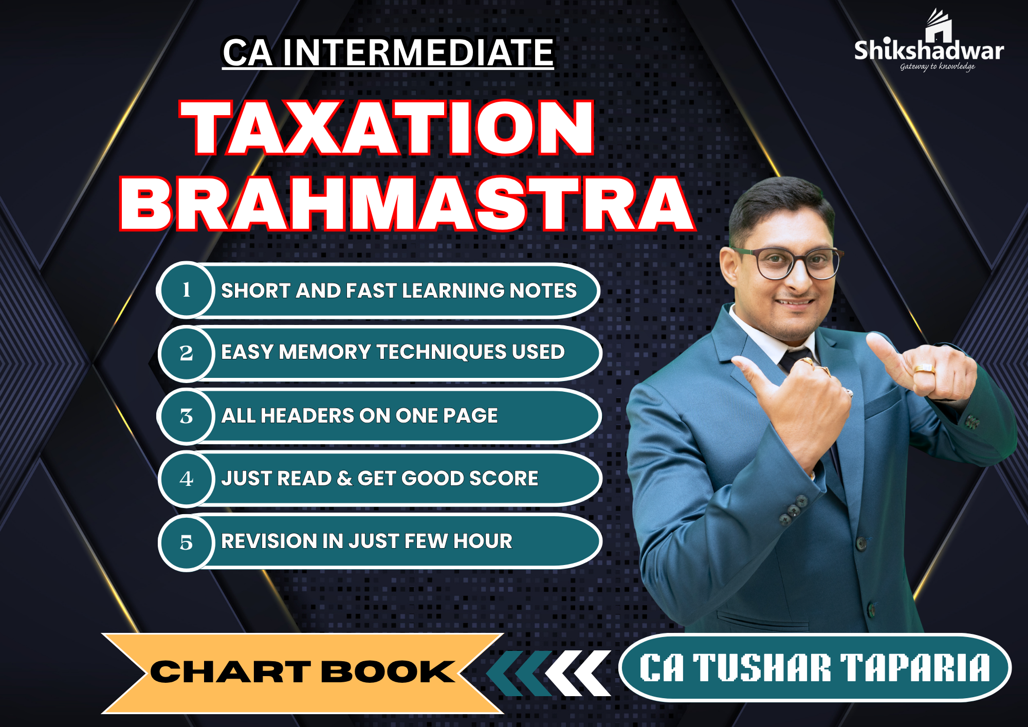 TAXATION BRAHMASTRA - CHART BOOK - SEPT 25 AND JAN 26 - CA TUSHAR TAPARIA