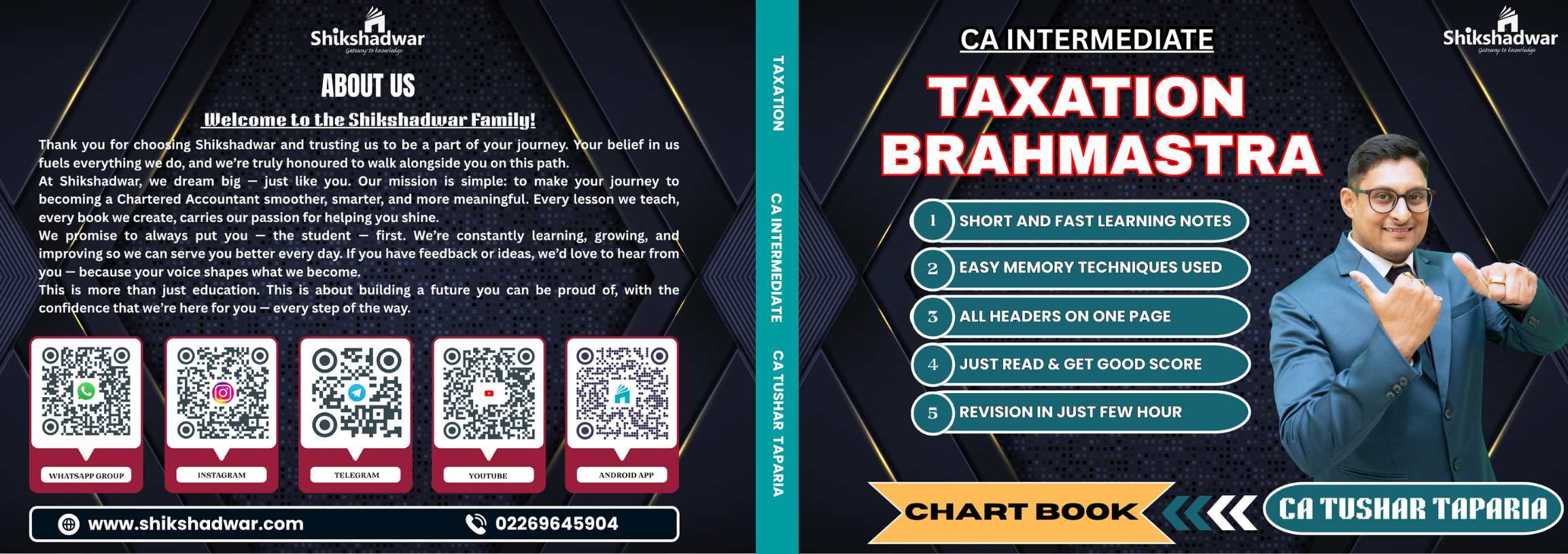 TAXATION BRAHMASTRA - CHART BOOK - SEPT 25 AND JAN 26 - CA TUSHAR TAPARIA