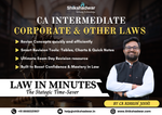 Load image into Gallery viewer, Corporate &amp; Other Laws | LAW IN MINUTES – The Strategic Time-Saver (Chart Book)| By CA Adarsh Joshi Sir
