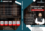 Load image into Gallery viewer, CA Foundation – Business Laws Textbook (Latest Edition) Jan 26 Onwards - By CA Adarsh Joshi Sir
